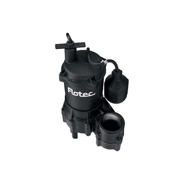 Pentair Flotec SewageEjectorPump,8ft,0.4hp,115VAC FPSE3200A