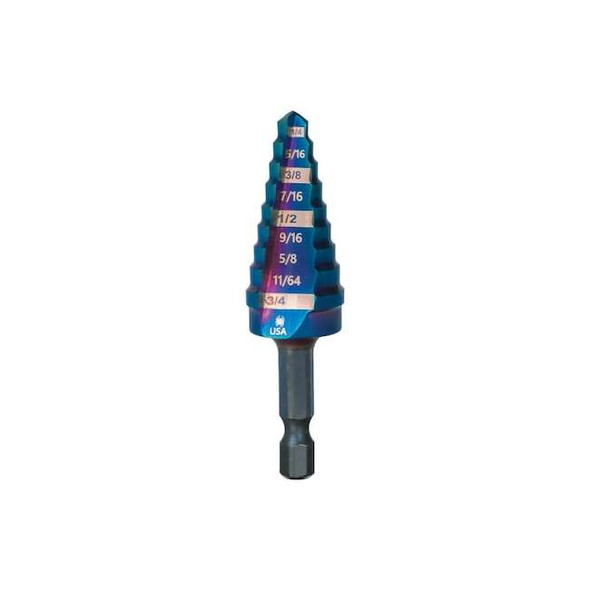 Spyder Step Bit/Hex Shank 19021