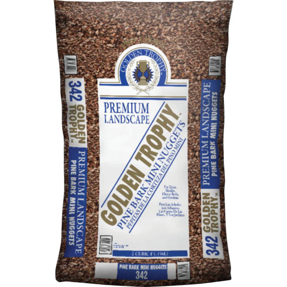 Landscape Select 2 Cu. Ft. Mini Pine Decorative Bark Mulch Nuggets 304-LS