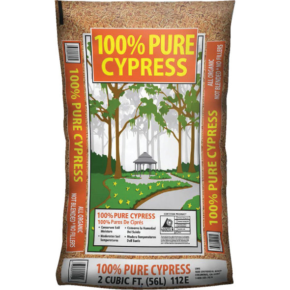 Landscape Select 2 Cu. Ft. Tan 100% Cypress Mulch 112E
