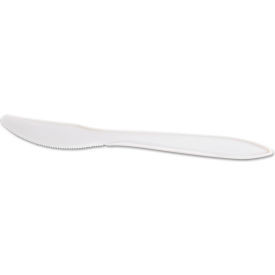 GEN GENMWKIW Individually Wrapped Knife Plastic White 1000/Carton