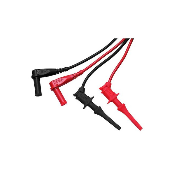 Triplett TestLeads,Blk/Rd,300V,18AWG,PVC,33/8ft TL20