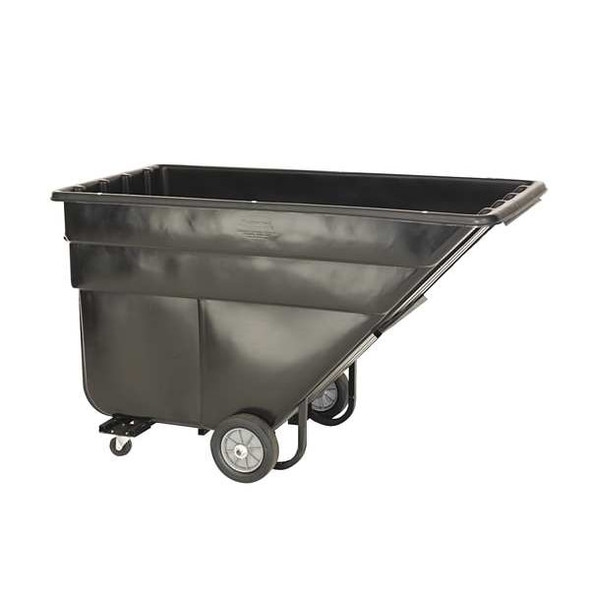 Rubbermaid Commercial Tilt Truck,Forkliftable,1-1/2 cu. yd. FG102542BLA