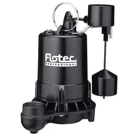Pentair Flotec 3/4 HP 1-1/2" F Submersible Sump Pump 115V E75VLT