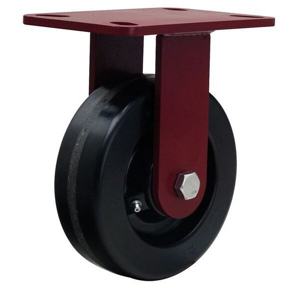 Hamilton Plte Caster,Rgd,Phenolic,6 in.,1200 lb. R-HS-6P