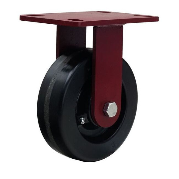 Hamilton Plte Caster,Rgd,Phenolic,6 in.,1200 lb. R-HS-6P