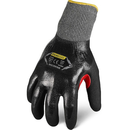 Knit Gloves, Cut Level A7 ,Nitrile ,Sandy ,M ( 8 ) 1 PR