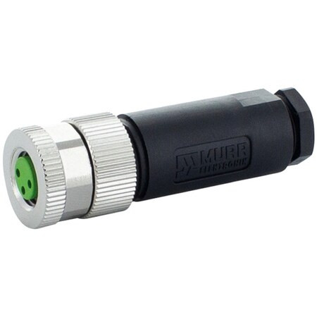 Murrelektronik Cordset,Straight,50V,4A 7000-08621-0000000