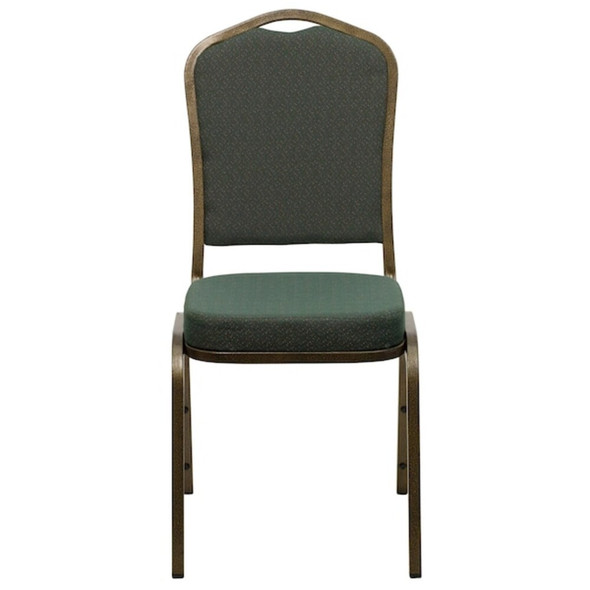 Hercules Banquet Chair, 17-1-4 in W 20-1-4" L 38" H, Fabric Seat  FD-C01-GOLDVEIN-0640-GG