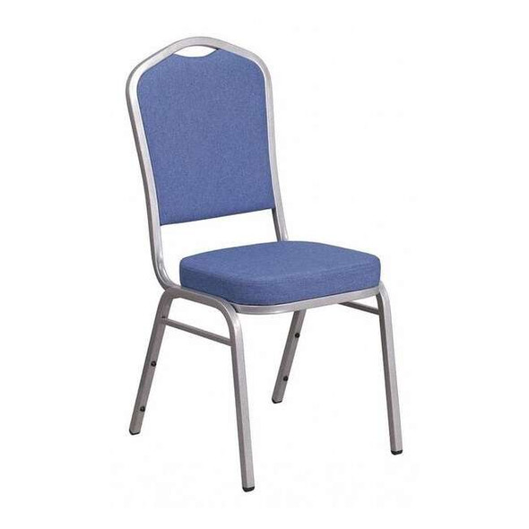Hercules Banquet Chair, Blue Back, 17-1/4 in W 20-1/4" L 38" H, Fabric Seat