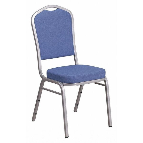 Hercules Banquet Chair, Blue Back, 17-1/4 in W 20-1/4" L 38" H, Fabric Seat