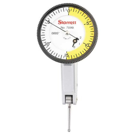 Starrett Dial Test Indicator,Hori,0 to 0.060 In 709BZ