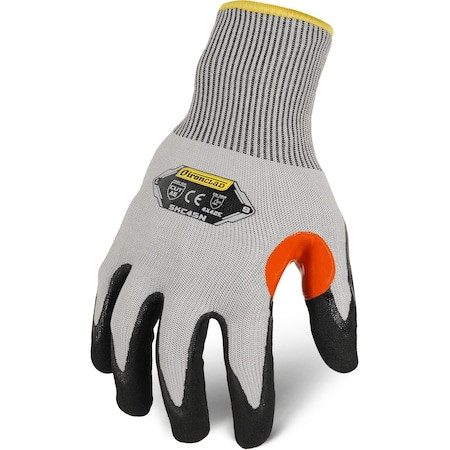 Knit Work Glove, Cut Level A5 ,Nitrile ,Sandy ,3XL 1 PR