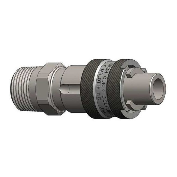 Dixon Male to Bowes Nipple,(M)NPT,1/2,Brass N4M6-B