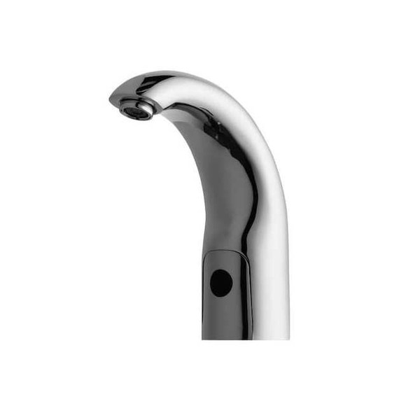 Sensor Single Hole Mount, 1 Hole Mid Arc Bathroom Faucet, Polished chrome
