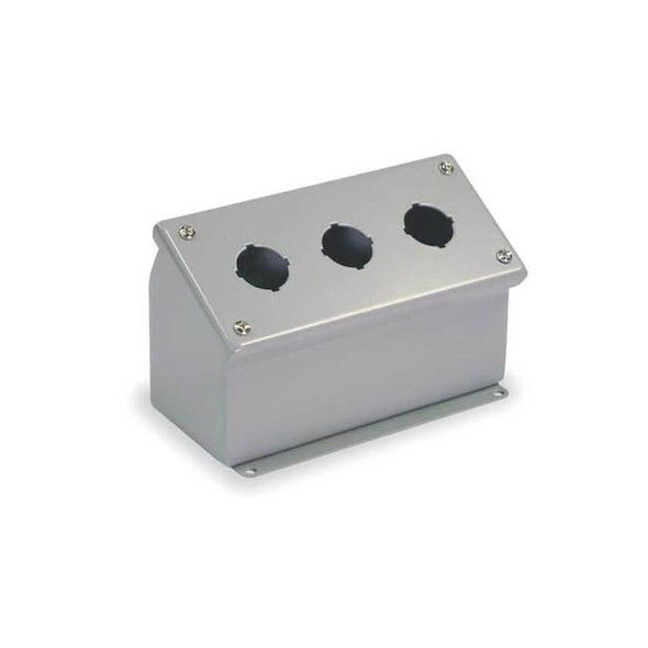 Wiegmann PushButtonEnclosure,30mm,3Holes,Steel WPBA3