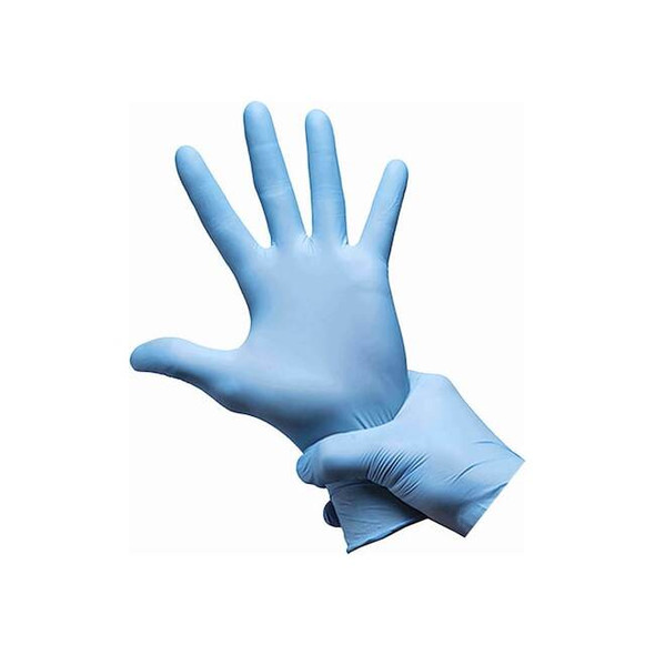 Ironclad Performance Wear Disposable Gloves, 5 mil Palm, M, 100 PK, Blue M02002
