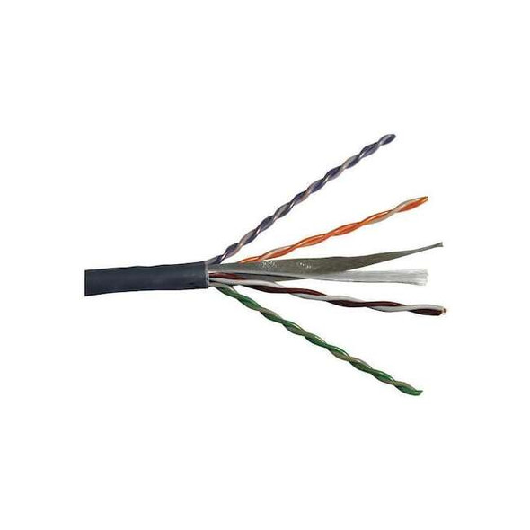 Carol Cable,Cat 6,23 AWG,100 ft,Gray CP6.30.10