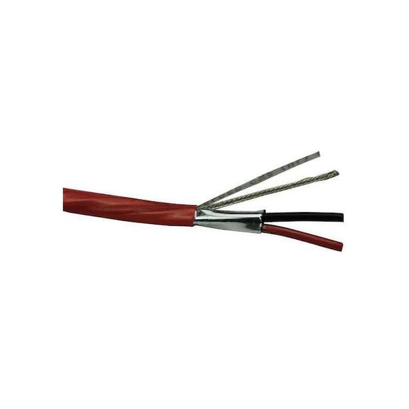 Carol Communication Cable, 2 C, Red, FEP, 100 ft. C8101