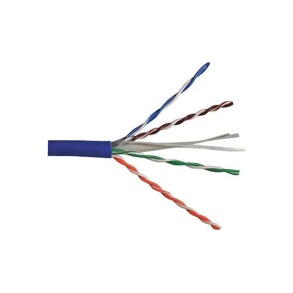 Carol Data Cable,Cat 6,23 AWG,100ft,Blue CR6.30.07