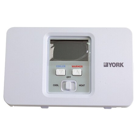 York Thermostat,1Heat/1Cool Stage,Non-Program S1-THEC11NY