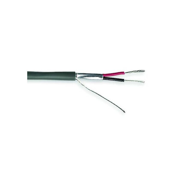Carol Communication Cable, 3 C, Gray, PVC, 100 ft. C2535A