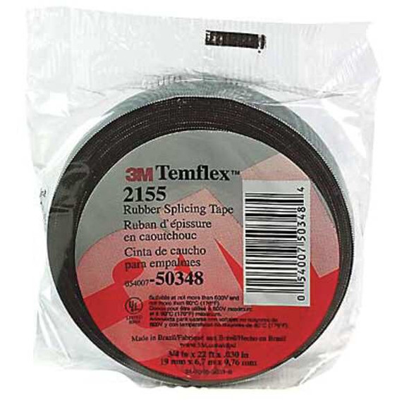 3m ElectricalTape,Blk,7-3/8ydL,PK45 2155-1-1/2x22FT