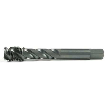 Spiral Flute Tap, M10-1.00, Modified Bottoming, Metric Fine, 3 Flutes