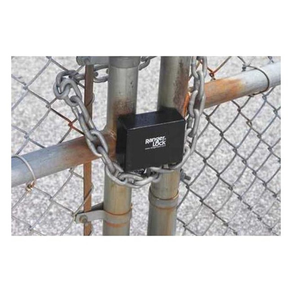 Ranger Lock Padlock Guard,Hardened Steel,Blk,3"L RGCJ-1L