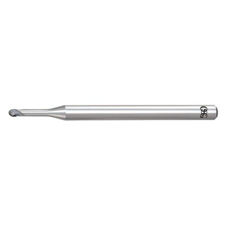 Osg Carbide End Mill,0.60mm dia,0.50mm Cut L 3110630