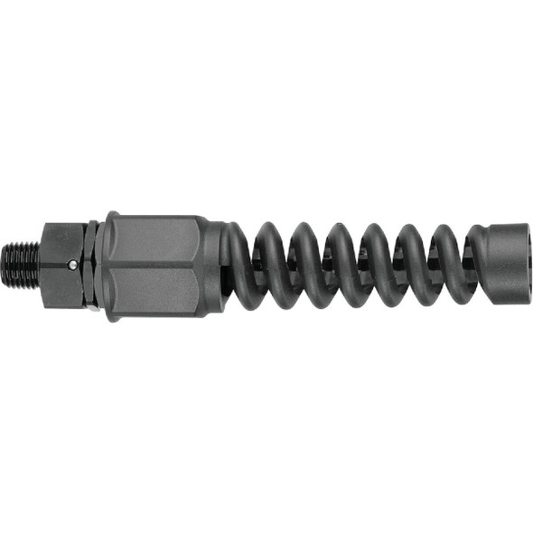 RP900375S Flexzilla Pro 3/8 In. Barb 1/4 In. MNPT Reusable Air Hose End with Swivel