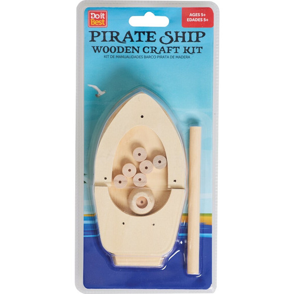 Build & Grow Kid's Pirate Ship Kit DIB250003 718036