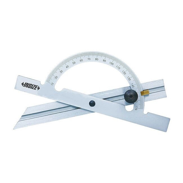 Insize Protractor,5-7/8" L,LCD,Carbon steel 4797-100