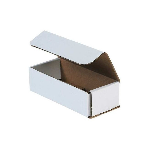 9 in x 5 in x 4 in Inside H, Literature Mailer, White, Corrugate, Single Wall