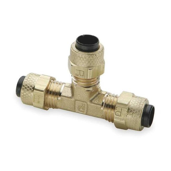Parker Tee,Brass,Comp5/16",5/16",5/16",PK10 164P-5