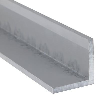 Dark Gray PVC Type 1 PVC Angle Stock, 60 in L, 0.25 in T, 7,300 psi, Smooth