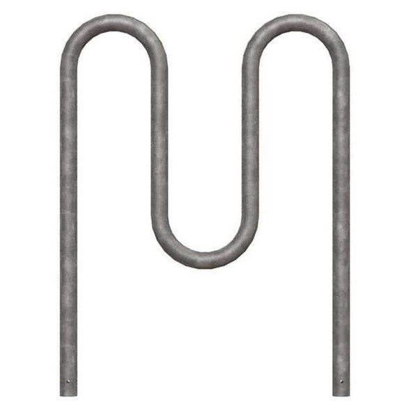 Madrax Bike Rack,Galv,(5)Bikes,46 in. H,3 in. W QS-H36-5-IG-G