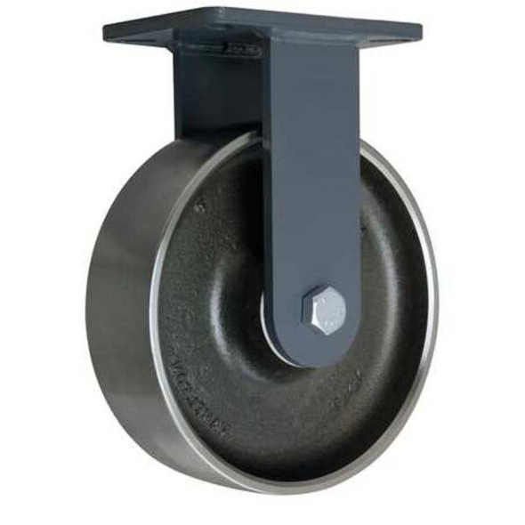 Hamilton Plte Caster,Rgd,Frgd Stel,10 in.,4000 lb R-CH-13FSB