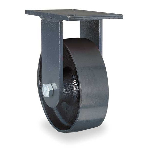 Hamilton Plte Caster,Rgd,Frgd Stel,10 in.,4000 lb R-CH-13FSB