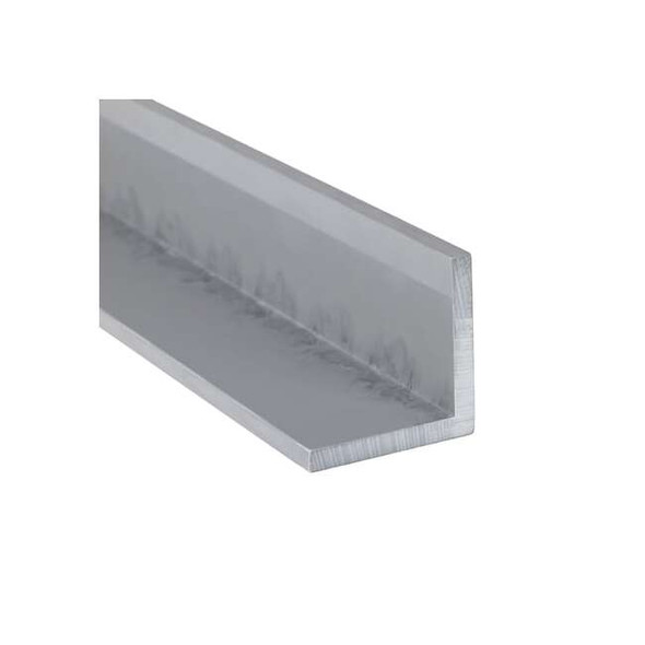 Dark Gray PVC Type 1 PVC Angle Stock, 60 in L, 0.187 in T, 7,300 psi, Smooth