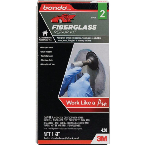 Bondo 1/2 Pt. Fiberglass Repair Kit 420