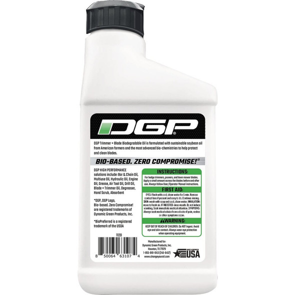 DGP 8 Oz. Trimmer + Blade Biodegradable Oil 1120 754788