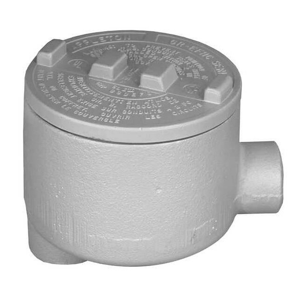 Appleton Electric Conduit Outlet Body,Alum,Trd Sz 1/2in GRLB50-A
