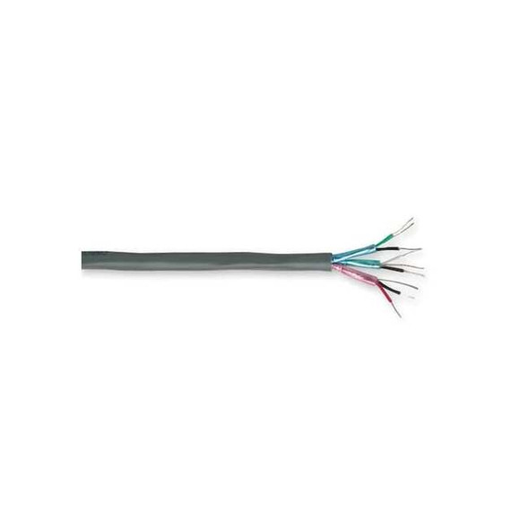 Carol Communication Cable, 4 C, Gray, PVC, 100 ft. C1353A