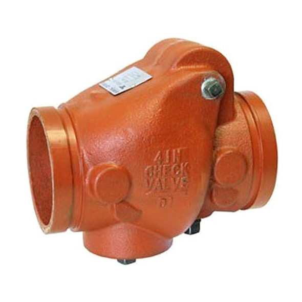 Gruvlok Check Valve,8.125 in Overall L 2200750103
