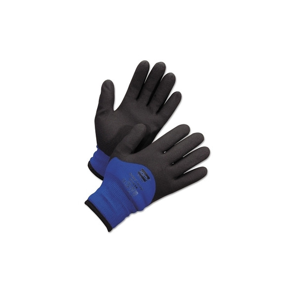 NorthFlex™ Cold Grip™ Coated Gloves, Small, Black/Blue