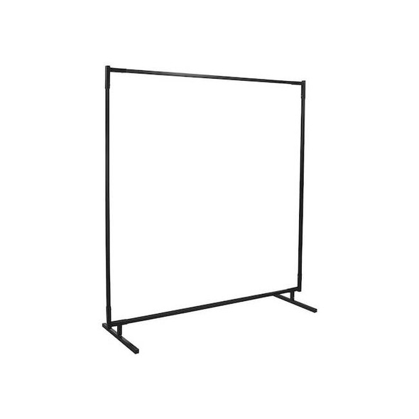 Steiner Welding Screen Frame, Steel, 8 ft L., 8 ft H., Black 500HD-8X8