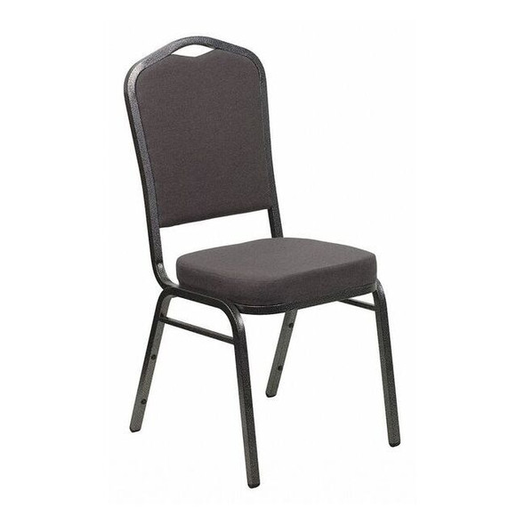 Hercules Banquet Chair, Gray Back, 17-1/4 in W 20-1/4" L 38" H, Fabric Seat