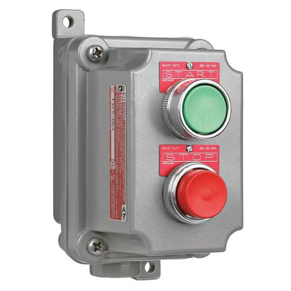 Hubbell Killark Control Station,1/2 In,10A at 600V FXCS-4B4