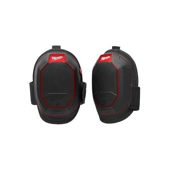 High Mobility Knee Pad, Foam Pad, Plastic Cap, 1 Straps, Black, Red